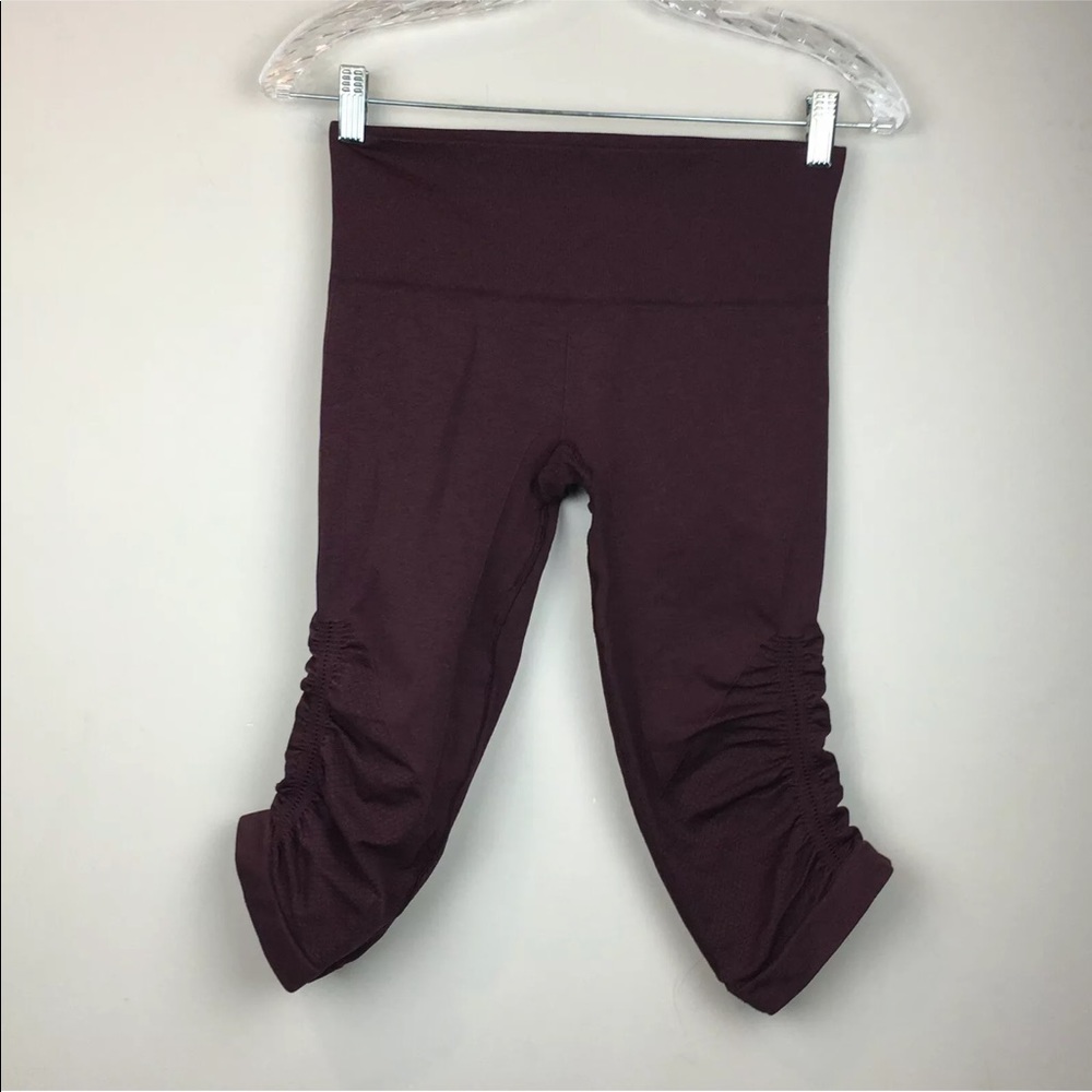 NWOT Black Cherry - In The Flow Crop II Lululemon